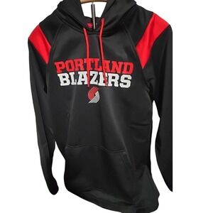 Portland Blazers Hoodie‎ Pullover Sweatshirt NBA Basketball Black Red Mens XXL